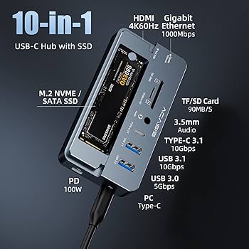 Amazon.com: USB C Laptop Docking Station HDMI 4K60Hz with